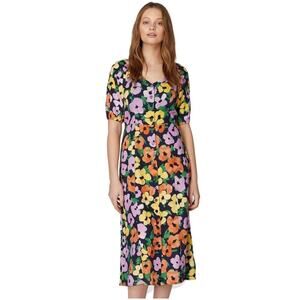 Princess highway the florence linen midi floral dress size 6